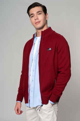 Cardigan - Rosso