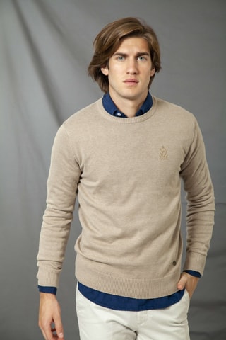 Maglia regular - Beige