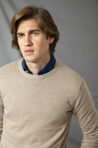 Maglia regular - Beige