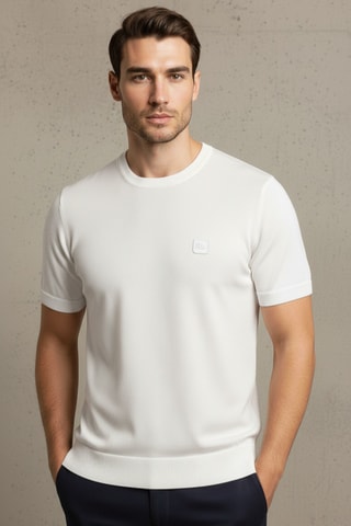 T-shirt regular - Bianco