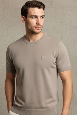 T-shirt regular - Taupe