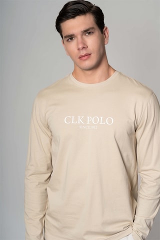 T-shirt regular - Beige