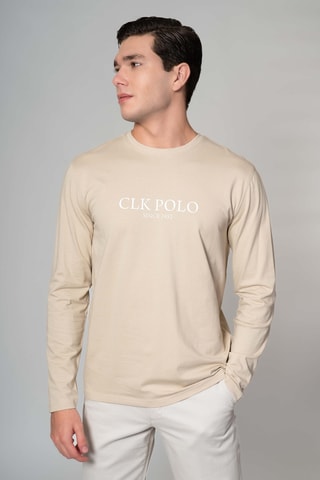 T-shirt regular - Beige