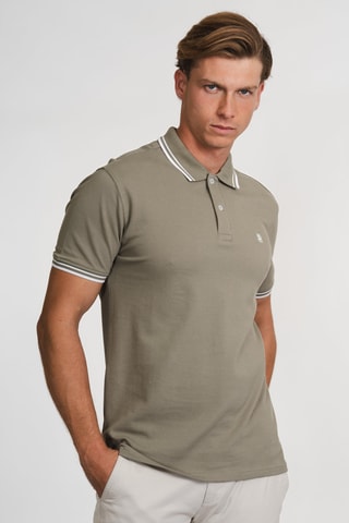Polo regular - Kaki