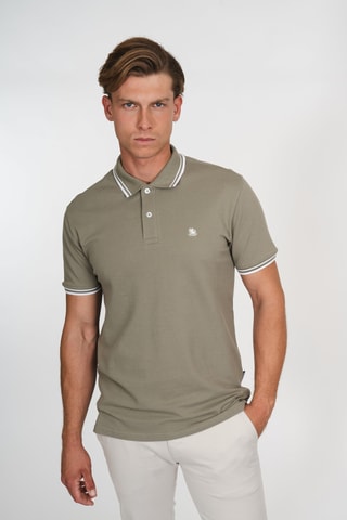 Polo regular - Kaki