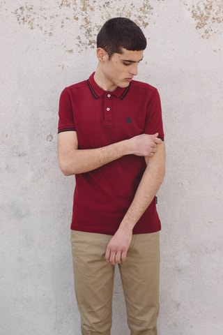 Polo regular - Bordeaux
