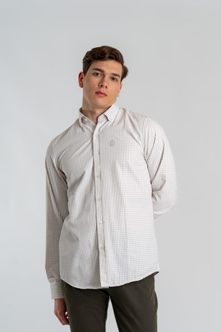 Chemise regular - Beige