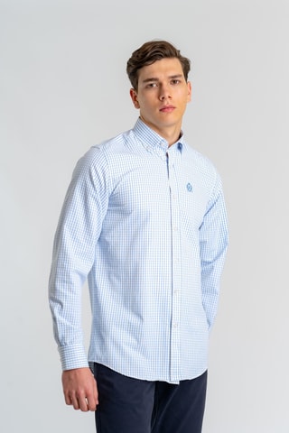 Chemise regular - Bleu