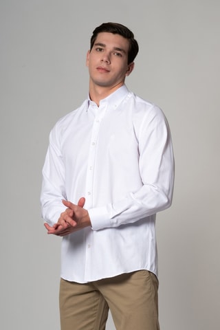 Chemise regular - Blanc