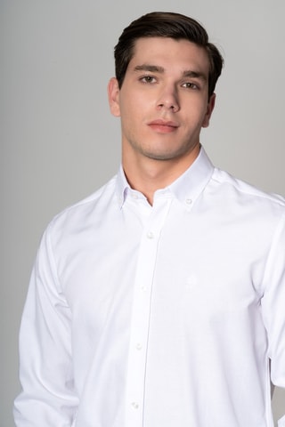 Chemise regular - Blanc