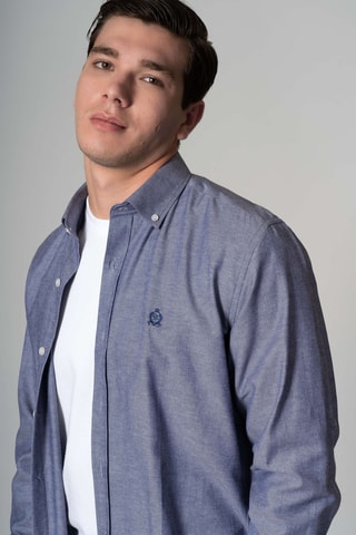 Chemise regular - Bleu