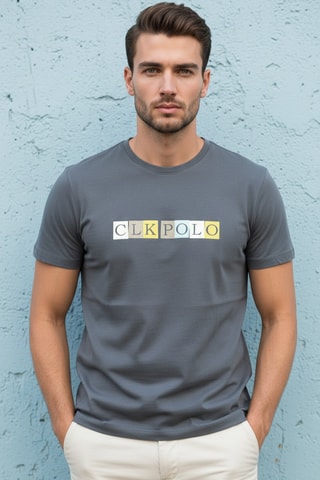 T-shirt regular - Grigio