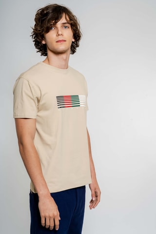 T-shirt regular - Beige