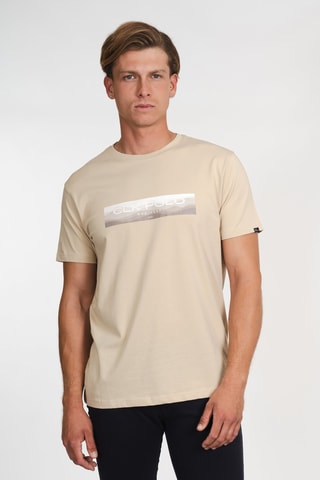 T-shirt regular - Beige