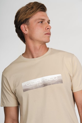 T-shirt regular - Beige