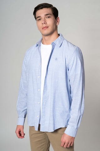 Chemise regular - Bleu