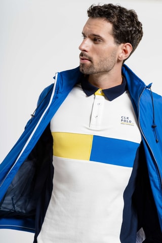 Giacca regular con cappuccio - Blu