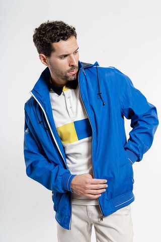 Giacca regular con cappuccio - Blu