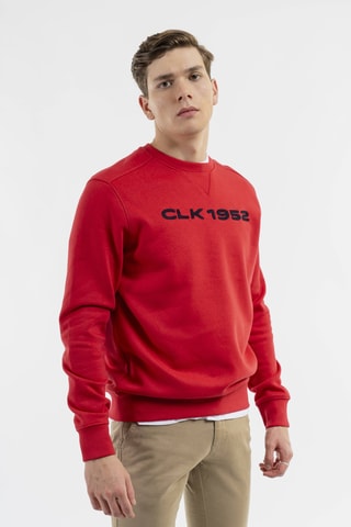 Felpa regular - Rosso
