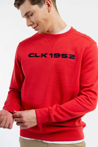Felpa regular - Rosso