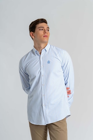 Chemise regular - Bleu