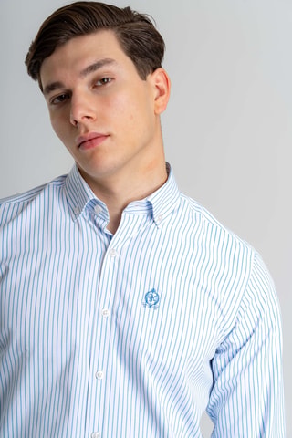 Chemise regular - Bleu