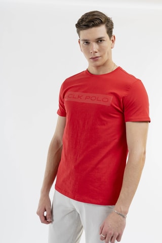 T-shirt regular - Rosso