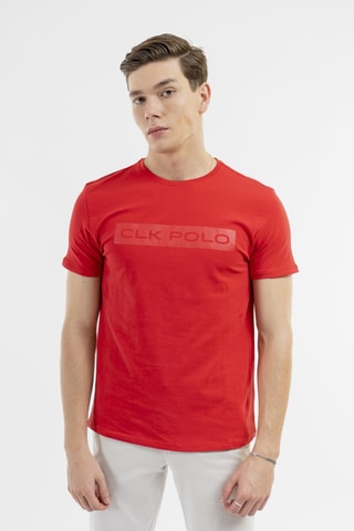 T-shirt regular - Rosso