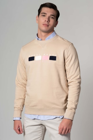 Felpa regular - Beige