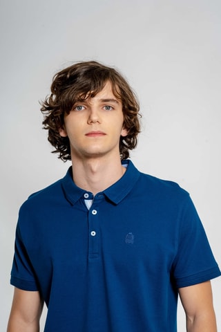 Polo regular - Blu