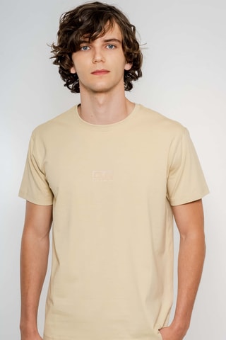 T-shirt regular - Beige