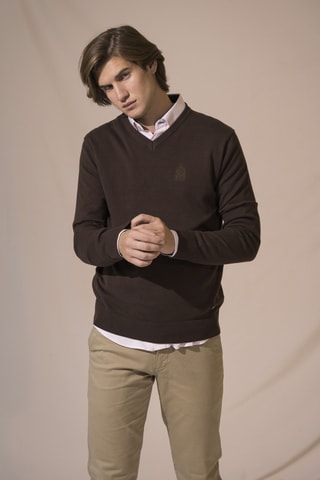 Maglia regular - Marrone