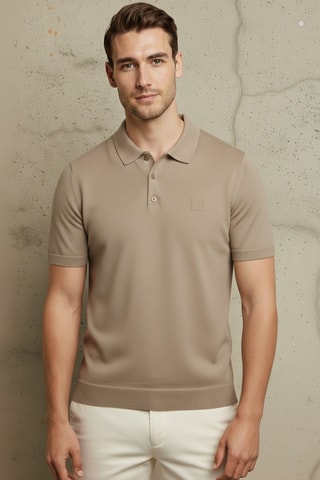 Polo regular - Taupe