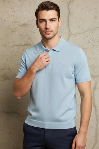 Polo regular - Blu