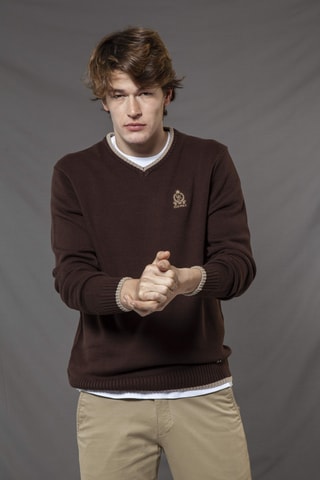 Maglia regular - Marrone