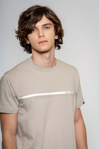 T-shirt regular - Taupe