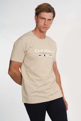 T-shirt regular - Beige