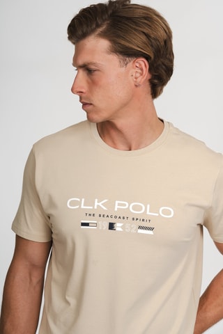 T-shirt regular - Beige