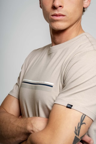 T-shirt regular - Taupe