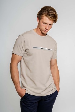 T-shirt regular - Taupe