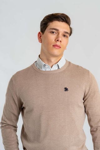 Maglia regular - Beige