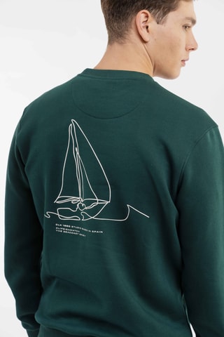 Felpa regular - Verde
