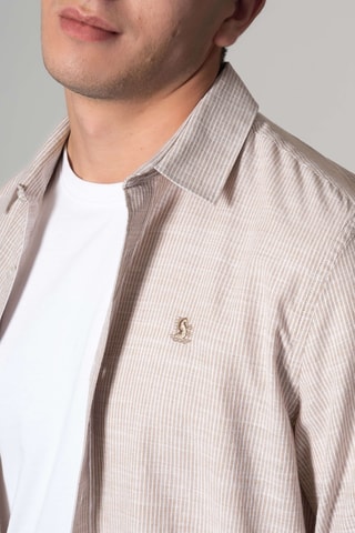 Chemise regular - Beige
