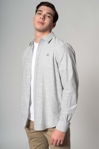 Chemise regular - Kaki