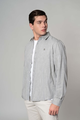 Chemise regular - Kaki