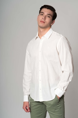 Chemise regular - Beige