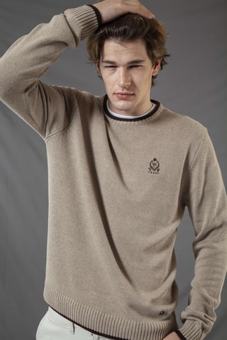 Maglia regular - Beige