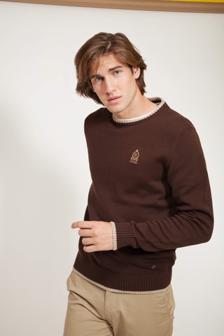 Maglia regular - Marrone