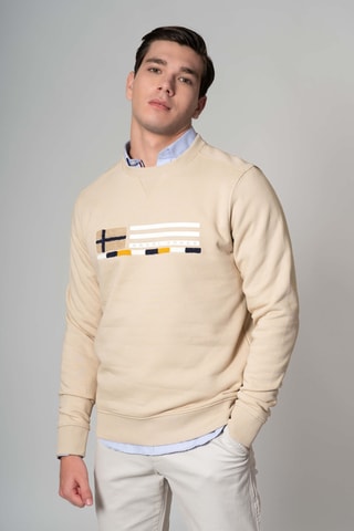 Felpa regular - Beige