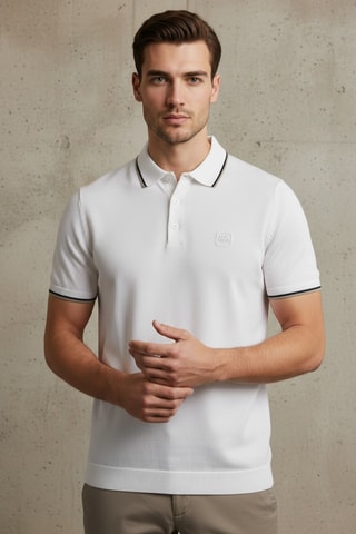 Polo regular - Bianco